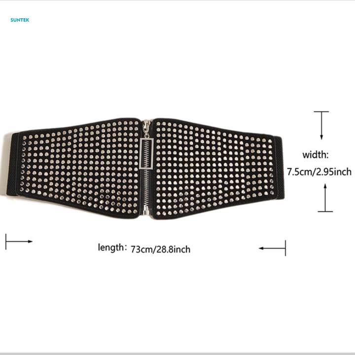 Women%20Wide%20Stretchy%20Belts%20Corset%20Belt%20Front%20Zipper%20Belts%20Wide%20Waist%20Belt%20Waistband%20for%20Dresses%20Coats%20-%20Image%206