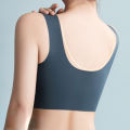 L-3XL Women Push Up Bra Ice Silk Seamless upper Bralette Wireless Summer Bras Plus Size Top Lingerie Underwear 15009.