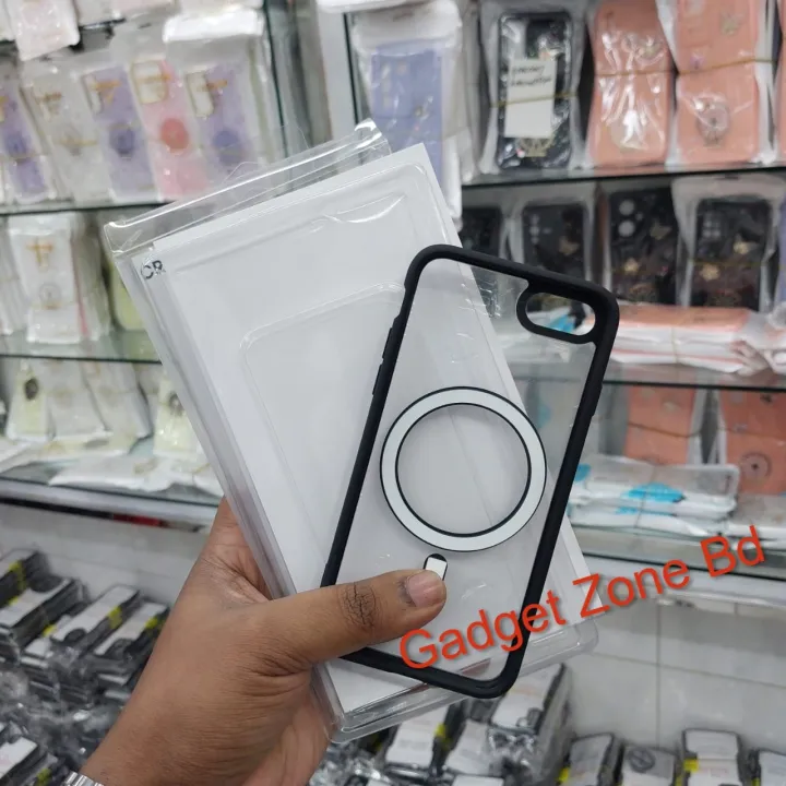 For%20iPhone%207%20/%20Iphone%208%20Magsafe%20Case%20Wireless%20Charging%20Magnetic%20Transparent%20Shockproof%20Bumper%20Luxury%20Phone%20Case%20Back%20Cover%20-%20Image%202