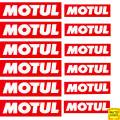 MOTUL LOGO STICKER FOR BIKES, CARS HELMETS, AND LAPTOPS - 12 pcs. 