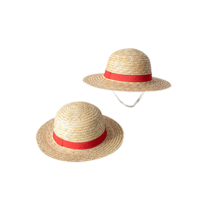 【Bestseller】 One Piece Luffy Straw Hat, Cosplay Cartoon Dress