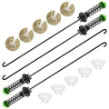 W11130362 4Pcs Washer Suspension Rod Kit,for Washing Machines-Fit 11022352510, WTW5000DW2,MVWC565FW0, WTW5000DW0 Easy to Use. 