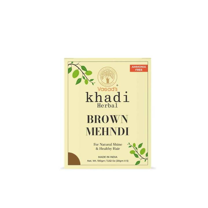 Vagad's Khadi Pure Natural Brown Mehndi -100 gram