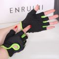 Cycling Fingerless Gloves Professional Gym Fitness Breathable Anti-Slip Women Men Half Finger Summer Fishing Female Bicycle Bike. 