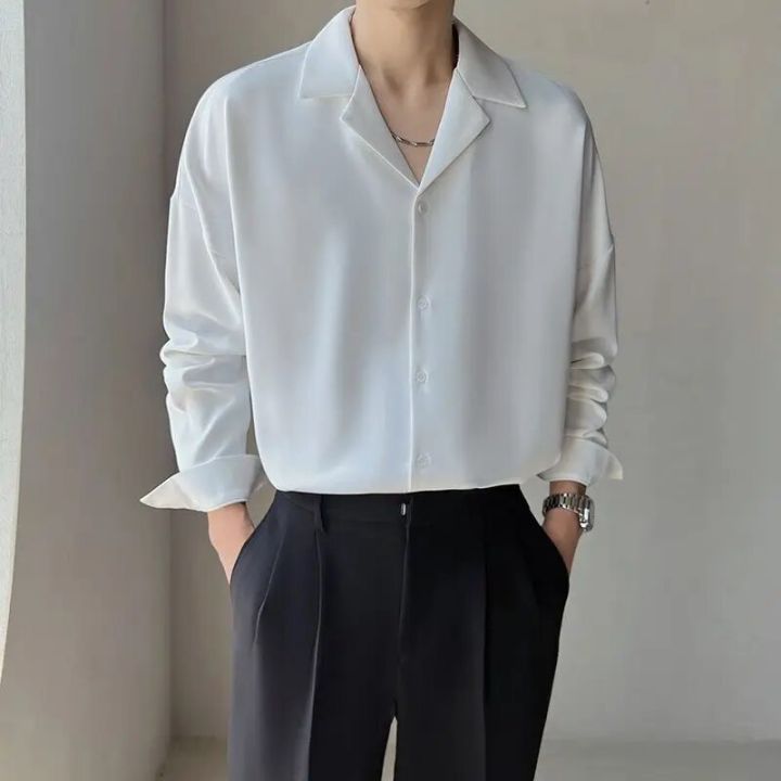 Mature%20Men%20Clothing%20Senior%20Spring%20Cuban%20Neck%20Shirt%20for%20Men%20Solid%20Color%20Fashion%20Loose%20Casual%20Drop%20Long%20Sleeve%20Men%20Dress%20Shirt%20-%20Image%202