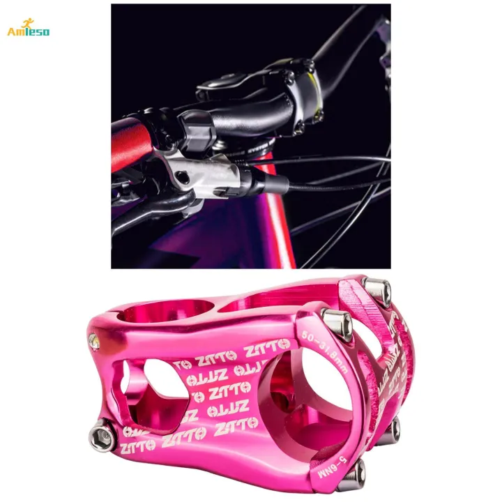 31.8mm%20Bike%20Stem%20Bicycle%20Short%20Stem%20High%20Strength%20Handlebars%20Riser%20for%20Mountain%20Bike%20,%20Pink%20-%20Image%207