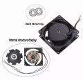 AC Cooling Fan AC 220V 22W 5 inch Ventilator Fan Low Noise Axial Fans Use For Exhaust Circulation Ventilation Fan Mini Incubator System Chicken Room Replace W1209 12V Cooling Fan. 