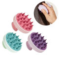 Silicone Shampoo Brush Head Scalp Massage Comb Hair Washing Comb Body Massage finpae.