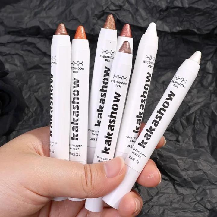 Vnce%20Lncei%20White%20Highlighter%20Eyeshadow%20Pen%20Matte%20Eyes%20Corner%20Brightening%20Pearl%20High-gloss%20Eyeliner%20Waterproof%20Glitter%20Lying%20Silkworm%20Stick%20-%20Image%206