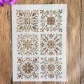 Stencil for Wall & Fashion Painting Template 10in by 8in.. 