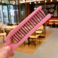 Practical Baby Foldable Comb Hair Accessories Portable Dual-use Multi-function Travel Comb For Girls.
