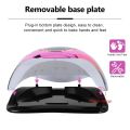 63LEDs UV LED Nail Lamp Dryer for Curing All Gel Nail Polish for Gel Protable Nail Drying Light Manicure Tools.