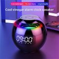 Mini Bluetooth Speaker Wireless Bluetooth Sound Box with LED Display Alarm Clock Hifi TF Card MP3 Music Play BT Speaker.