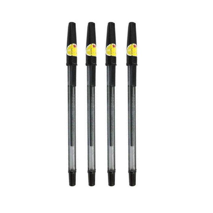 Red Leaf 747 Black Ball Pen Extra Fine 0.7Mm Dx Hard Crystal 12 Pcs Or 3 Pcs - Pen