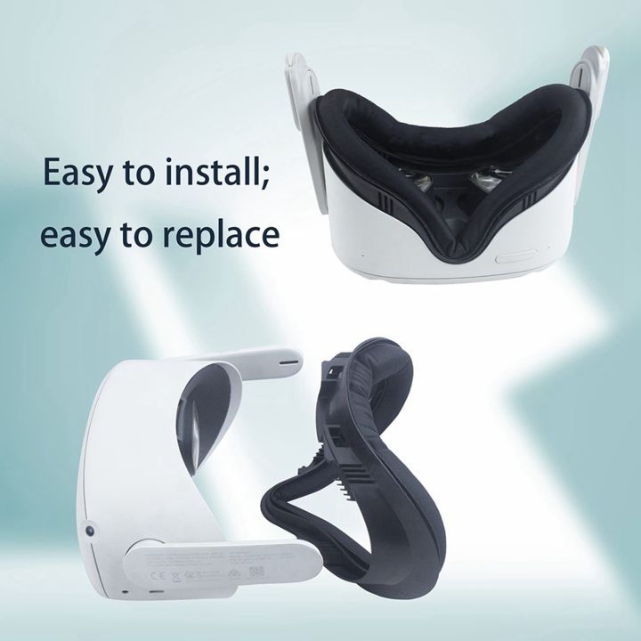 2X%20Breathable%20Sweatproof%20Interface%20Bracket%20Replacement%20Parts%20Soft%20Cushion%20VR%20Facial%20Pad%20for%20Oculus%20Quest%202%20-%20Image%207