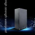 Professional ABS Plastic Junction Box Waterproof IP67 Black Box Dustproof Black Enclosure Housing. 