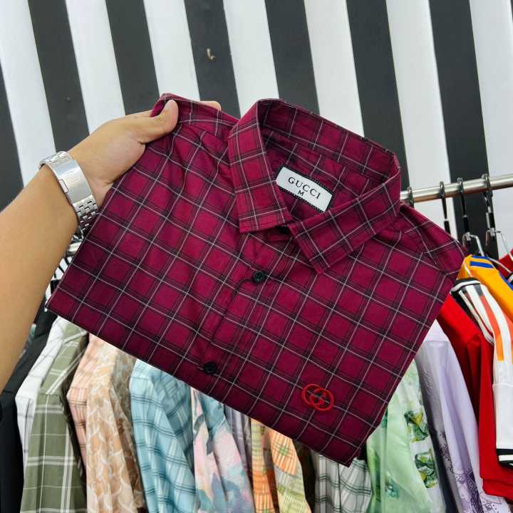NEW Exclusive Design Premium Quality Long Sleeve Casual Check Shirt For Men By Rimon eStyler
