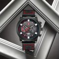 1pc Boys 12-18 Years Old New Men's WatchPointer Calendar Quartz Watch Large Dial Sports Belt Watch, Ideal choice for Gifts. 