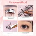 Mikiwilash 30pcs Diy Eyelash Extension Set Cluster 3D Natural False Eyelashes Effect Makeup Tools For Party With Free Glue twezzer.
