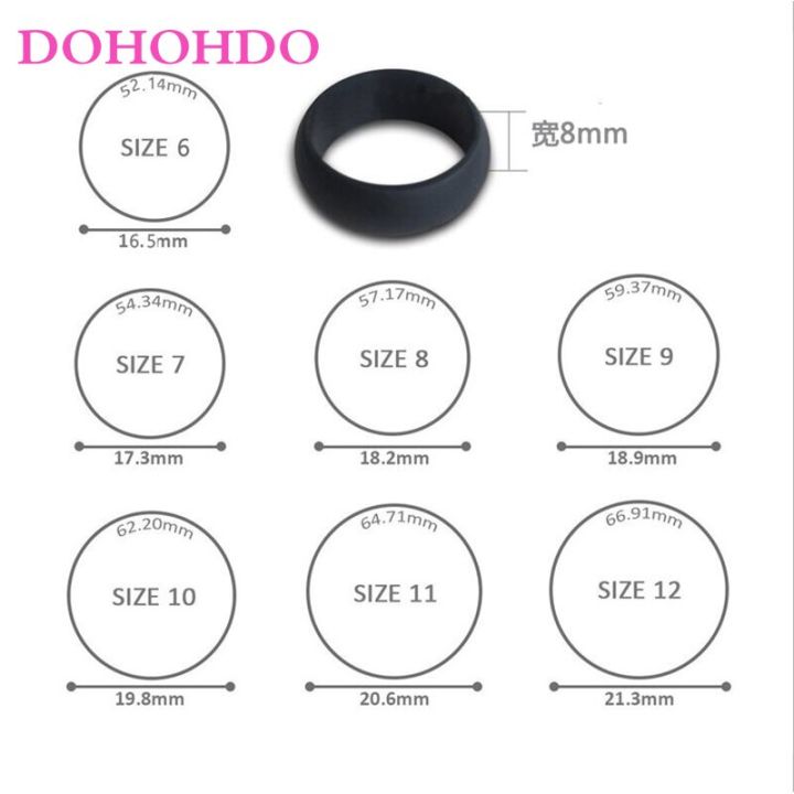 DOHOHDO%20New%208mm%20Affordable%20Silicone%20Rubber%20Wedding%20Bands%20For%20Men%20Rings%20Black%20White%20Color%20Casual%20Silicone%20Finger%20Ring%20Anel%20-%20Image%204