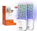 Mosalogic UVA Flying Insect Trap US Plug – Mosquito & Fly Catcher with Strong Glue Board, Silent Chemical-Free Indoor Insect Trap | 3 Months Warranty. 