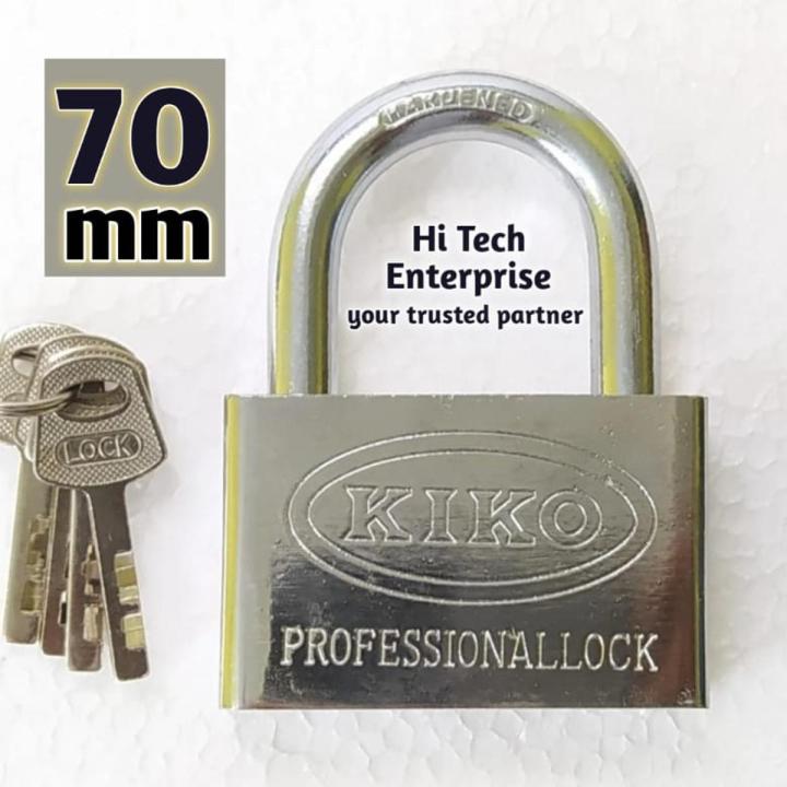 4-key 70 mm Heavy duty Iron made KIKO padlock. weather-resistant, high-security and durable KIKO lock.