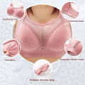 【selevn roind】Women Plus Size 36-44 Comfortable No Steel Bra Fashion Bralette Tops Middle Aged Lingerie Adjustable Solid Push Up Underwear. 