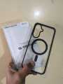 Samsung Galaxy A17 Magsafe case Charger supported Slim Clear transparent Silicone Back Cover case.