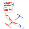 Rubber Band Elastic Powered Aircraft Glider Flying Plane Airplane DIY Kids Toy. 