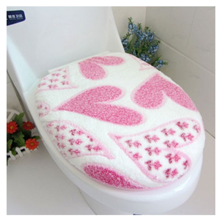 SRYSJS%202PC/Set%20Cotton%20Linter%20Toilet%20Seat%20Cover%20and%20Rug%20Washroom%20Set%20decorative%20toilet%20seat%20covers%20lids%20Promotions%20-%20Image%203