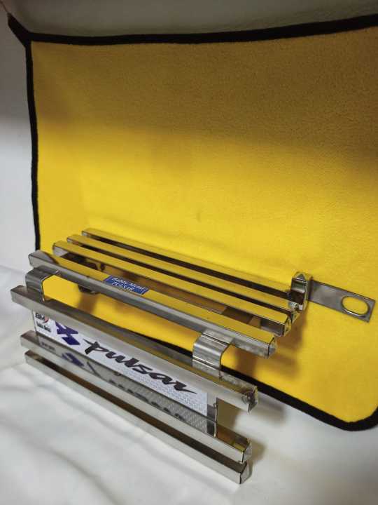 Pulsar%20150%20Double%20disc%20Box%20silencer%20guard%20stainless%20still%20padani%20box%20silencer%20cover%20-%20Image%204
