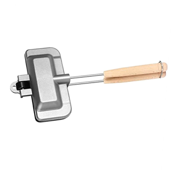 Hot Sandwich Maker Hot Dog Toaster Double Sided Frying Pan, Grilled