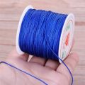 0.8mm 45M/Roll Nylon Cord Thread Chinese Knot Macrame Rattail Bracelet String. 