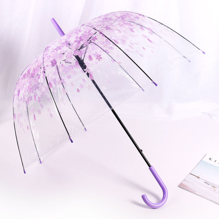 Outdoor%20Korean%20Umbrella%20Folding%20Cute%20Korean%20Mini%20Fresh%20Simple%20Sen%20Series%20Trifold%20Cherry%20Blossom%20Transparent%20Japanese%20Umbrella%20Moonlight%20Shines%20-%20Image%205