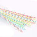 HIFUAR Drinking Straws Flexible Straws Disposable Plastic Bendable Straws Striped Multi Colored Straws For Party Home Kitchen 100Pcs/Pack. 