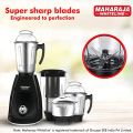 Maharaja Whiteline Turbo Prime Elite 750W Elite Mixer Grinder Blender-Black.