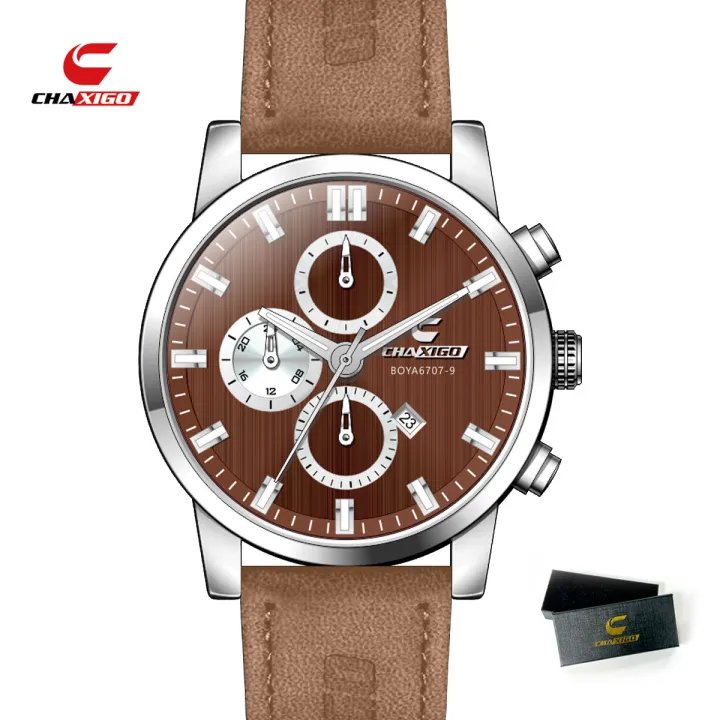 CHAXIGO%20Fashion%20and%20Trendy%20Men's%20Watch,%20Small%20and%20Versatile%20Business%20Leather%20strap,%20Waterproof%20Sports%20and%20Trendy%20Watch%20-%20Image%202