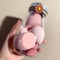 Makeup Sponges 6pcs Beauty Blender Makeup Puff Set With Bottle.