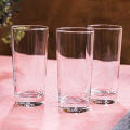 Water Drinking Glass 6 Piece Set - Transparent Glass Set B5 Inch - Enjoy Refreshing Drinks In Stylish Transparent Glasses-Alania. 