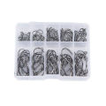 【Shop the Look】 200/100Pcs Stainless Steel Fishing Hooks Carbon Steel Bait Barbed Fishing Hooks Fishing Accessories. 