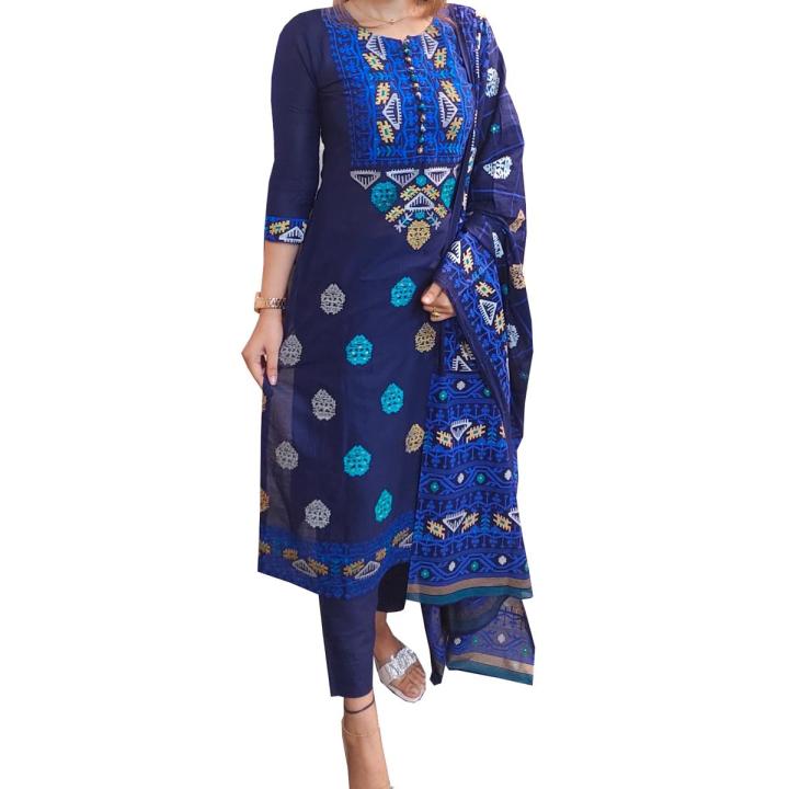 Unstitched Printed Lawn boutiqcs latest designed purnima Cotton Three Piece For Women