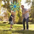 3 Bladed Boomerang Interactive Flying Discs Funny Three-bladed Boomerang Toy Decompression Birthday Gifts for Kids.