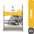 Alpha Premium Bentonite Cat Litter Multiple Flavor 5L. 