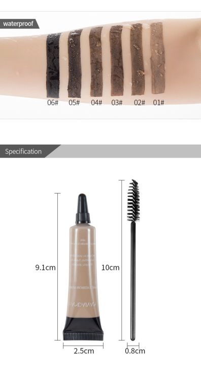 6-%20Color%20Eyebrow%20Gel%20Waterproof%20Smudge%20Proof%20Styling%20Liquid%20Color%20Rendering%20Eyebrow%20Dye%20Cream%20-%20Image%205