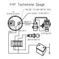 Tachometer for Car 8000 RPM Gauge Tachometer 55mm Diameter for 1 to 8 Cylinder Gas Powered Engine. 