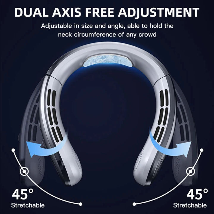 Xiaomi%208000mAh%20Hanging%20Neck%20Fan%20Portable%20Bladeless%20Mini%20Rechargeable%20Mute%20LED%20Digital%20Display%20Electric%20Fans%20Air%20Cooler%20Outdoor%20-%20Image%203