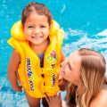 Ensure Safety in the Water with the Intex Pool School-Dillax Swim Vest Life Jacket-Yellow (3-6 Years), Easy to Use and Clean, A Unique Choice for Kids.