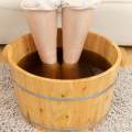 Wood Footbath Basin Household Wooden Washing Baths Portable Barrel Foot Soaking Bath Basin Foot. 