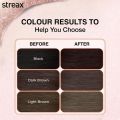 Streax Gel Hair Colour  Dark Brown 3  150mI  Long Lasting Hair Color, easy to use Ammonia Free Hair Color, No Paraben & Sulphate. 