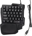 One Handed Gaming Keyboard Mini Gaming Keyboard Half Keyboard Gaming RGB Gaming Keyboard With 35 Keys Portable Keyboard. 